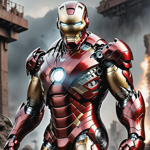 futuristic demon iron man (best quality,masterpiece:1.2),ultra detailed,(photo realistic:1.4)