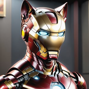 futuristic cat iron man (best quality,masterpiece:1.2),ultra detailed,(photo realistic:1.4)