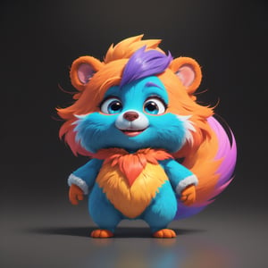 1 chibi Hamster, a Mascot named TenTen, ((an adorable look, funny and cheerful face, animation disign, micro, round design.

(((colorful fur))), clear fur, fat_body:2, looking viewer, facing camera.

Solid studio background. standing.

(Ultrasharp, 8k, detailed, ink art, stunning, vray tracing, style raw, unreal engine). <Zenost>.
,High detailed ,Color magic,Saturated colors