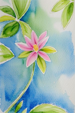 masterpiece, water color, Flower verity, high_resolution, rich colors, very clear details