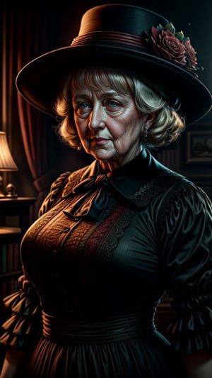 Ms. Marple, masterpiece, high quality, high definition, 8K, super detailed