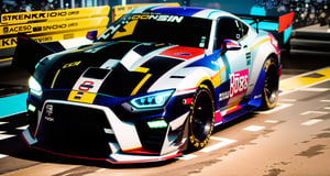  2024 Nissan GTR NISMO race livery wide body kit, 