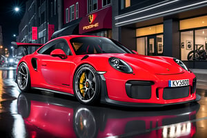 Hyper-Realistic photo of a porsche carrera LS with a widebody kit roaring on a street at night,Red color,shiny spinning wheels,glossy black alloy rims with silver edge,bright turned on head lights
BREAK
backdrop:city street,puddles,lights,cluttered maximalism
BREAK
settings: (rule of thirds1.3),perfect composition,studio photo,trending on artstation,depth of perspective,(Masterpiece,Best quality,32k,UHD:1.4),(sharp focus,high contrast,HDR,hyper-detailed,intricate details,ultra-realistic,kodachrome 800:1.3),(cinematic lighting:1.3)
BREAK
(artists:Karol Bak$,Alessandro Pautasso$,Gustav Klimt$ and Hayao Miyazaki$:1.3)
BREAK
LoRA:art_booster,photo_b00ster, real_booster,Porsche,H effect
