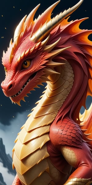 Generate hyper realistic image of a futuristic world where humans have harnessed the power of dragon DNA to enhance their physical abilities. Describe the life of a skilled warrior who possesses dragon-like strength and agility, using their unique abilities to protect their people.,1dragon,golden dragon,multiple head,baby dragon,,<lora:659095807385103906:1.0>