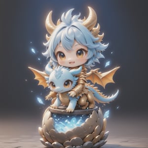 (fusion of baby kangaroo and baby dragon), cute dragon, little dragon, baby dragon, ancient chinese town, chibi emote, wearing a dragon scale mail, blue spark aura background, ,,,,,,,,,,,, 1dragon,1dragon,<lora:659095807385103906:1.0>