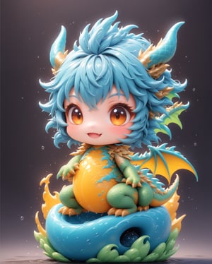 1dragon, 1dragon boy, colorful perfect 3d ink splash forming perfect detailed extreme close up perfect realistic cute dragon, ultra realistic illustration, Sticker, Chibi, 8k, best quality, masterpiece, ,chibi,,niji5,,<lora:659095807385103906:1.0>