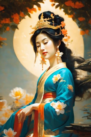 portrait of the goddess Kwan Yin