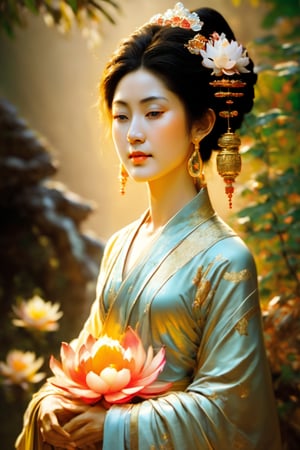 portrait of the goddess Kwan Yin