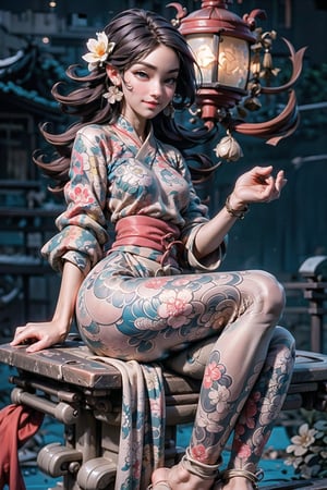 Sitting on the mecha, Flower lanterns, Strong winds, (((Wind blows long hair and dress: 1.9)), Long hair reaching the waist, (long hair flying: 1.5), Thin gauze semi transparent ancient clothing, Tang clothing, Han clothing. Thin gauze semi transparent red skirt. The skirt is very long. (((Night: 1.9))). Women, smiling, full chested, red tulle semi transparent Hanfu, bare feet, silver jewelry, elegant, lightweight, confident, flower posture, wisdom, charming charm, purity, nobility, artistry, beauty, (best quality), masterpiece, highlights, (original), extremely detailed wallpaper, (original: 1.5), (masterpiece: 1.3), (high resolution: 1.3), (an extremely detailed 32k wallpaper: 1.3), (best quality), Highest image quality, exquisite CG, high quality, high completion, depth of field, (1 girl: 1.5), (an extremely delicate and beautiful girl: 1.5), (perfect whole body details: 1.5), beautiful and delicate nose, beautiful and delicate lips, beautiful and delicate eyes, (clear eyes: 1.3), beautiful and delicate facial features, beautiful and delicate face, hand processing, hand optimization, hand detail optimization, hand detail processing, detailed beautiful clothes, complex details, Extreme detail portrayal, HDR, detailed background, realistic, (transparent PViridescent colors: 1.3),1girl,girl,Chinese art,Super long legs,2D conceptual design,Pink Machine,spread leg,machinery,shidudou,Naked apron,huliya,Naked Qipao,SEE-THROUGH KIMONO,SAM YANG,3DMM,YakuzaTattoo,VineTattoo