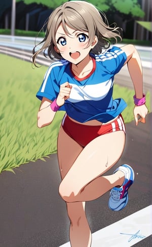 1 girl love live Watanabe You buruma  running