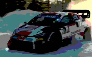 Masterpiece, high-definition animation, ultra-high-definition rendering, rally cars racing at high speed on snowy roads, smoke billowing