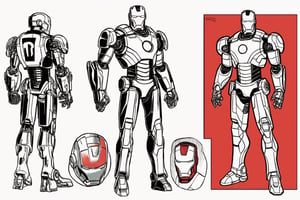 comic assaultron, {prompt} graphic illustration, ironman ,comic art, graphic novel art, vibrant, highly detailed