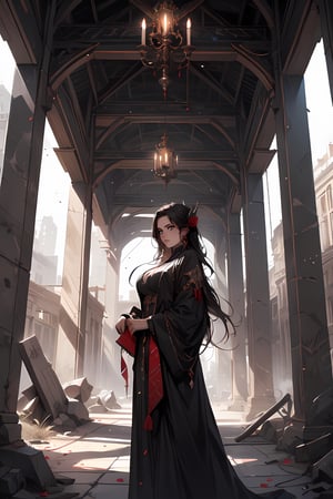  A Woman in the Image of Arafad, Drawn by Rose 1. 0, Drawn by Rose 2. 0, Art Bud and Ruan Jia, Art Bud and Drawn by Rose, by Yang J, Art Bud and Ilya Kushinov, Style Ray raymond swanland, wlop and rossdraws, cyberpunk art inspired by raymond swanland Yang J, cgsociety contest winner, gothic art, busty dark goddess, Dark fantasy horror art, dark fantasy art, dark fantasy art style, fantasy dark art, dark fantasy style art, dark fantasy artwork, gothic fantasy art, goddess of death, goddess of hell, perfect image unfolded in 8k resolution, professional , HDR, high resolution, optimal lighting, extremely detailed, ray tracing, realistic light effects, neon black illustration, top down, (depth of field), ruins,
