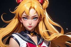  ((masterpiece)), ,weiboZH, 1girl Sailor moon Blonde hair 