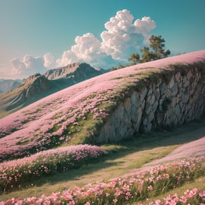 ,gray,pink,white,aqua,deep,,dark background,mold,flower,grass,dust,clouds,persian