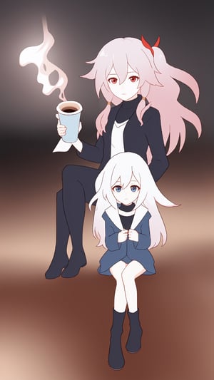 (full body:1.2), hair between eyes, blue eyes, low-tied long hair, fu hua, thin, very long hair, brown hair, light brown eyes, (detailed eyes), small breasts, (coffee_knitted cardigan jacket), black high neck bottom shirt, white _sailor suit, ((Black stockings)), head_dress, scarf, beanie, closed mouth, (seriously), sitting, reading, ((holding a book)), winter, (library), ((a cup of coffee)), snow, masterpiece, best quality, official art, extremely detailed CG unity 8k wallpaper, cozy anime, backlight, (wide shot:0.95), Dynamic angle, fanxing, (full body), cozy anime,,,
Negative prompt: ((numbers)), ((Areola)), ((pubic hair)), ((nipple)), EasyNegative, BadDream, (worst quality, low quality, normal quality:2), bad anatomy, bad proportions, FastNegativeV2, missing fingers, extra fingers, interlocked fingers, inaccurate fingers, lowres, logo, watermark, text,1girl,bangs,closed mouth,expressionless,hair between eyes,hair ornament,long hair,,streaked hair,fu hua,hair between eyes,multicolored hair,white hair,pink hair,white hair,red hair,red eyes,