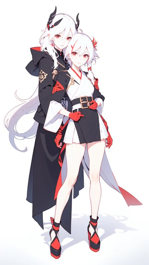 grin,low ponytail,blanket,belt,silver hair,low-tied long hair,messy hair,two-tone hair,streaked hair,jewelry,leather,long hair,bandages,white hair,black hair,red eyes,red rope,red legwear,fu hua,hakama,armor,brown footwear,high heel boots,jacket,dress,toeless legwear,arm wrap,sarashi,high heels,gradient hair,long sleeves,multicolored hair,braid,gloves,pants,earrings,1girl,bangs,closed mouth,expressionless,hair between eyes,hair ornament,long hair,,streaked hair,fu hua,hair between eyes,multicolored hair,white hair,pink hair,white hair,red hair,red eyes,