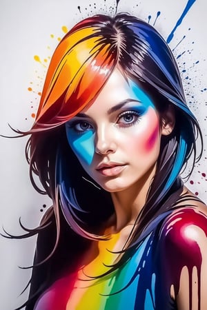 Colorful ink cascaded the canvas,  forming human face. photo,  studio lighting,  sony a7,  35mm,  hyperrealistic,  big depth of field,  concept art,  colors,  hyperdetailed,  hyperrealistic,  (big depth of field),  (moody lighting),  (ambient light),  ((cinematic)), , , ,Beautiful girl 