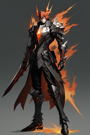 [[surtr(arknights)]], (full body), 
