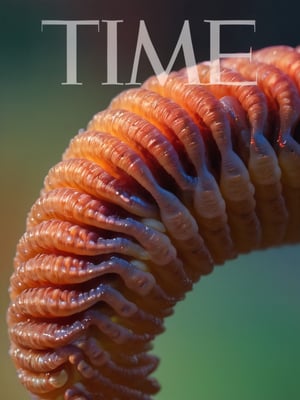 50 photorealistic cwormss, masterpiece, 8k, field depth, saturated colors
,time magazine