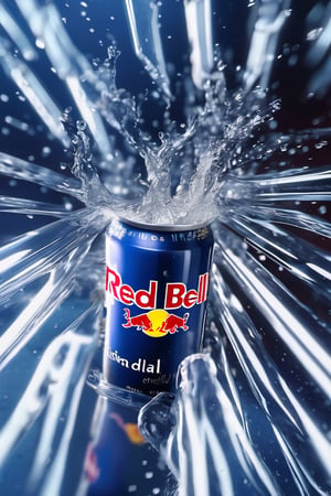 High quality, masterpiece, 4K, quality, Tyndall effect, RAW natural photo of (((perfect))) redbull cans, fresh, water splash, water drops, ice particles, only one light cenital chimera, day advertising shooting, realistic photograph, sharp focus, depth of field, shoot, ,side shot, side shot, ultrahd, realistic, vivid colors, highly detailed, perfect composition, 8k, photorealistic concept art, soft natural volumetric cinematic perfect light,booth, food focus, black background
