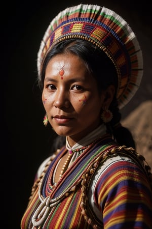 coya woman, from the bolivian highlands, folkloric dress of bolivia portrait, vintage, desaturated colors ,hd,8k, masterpiece, one light, realistic photography, hasselblad, raw, hiperrealism, medium format sensor camera, super prime cinema lens, 