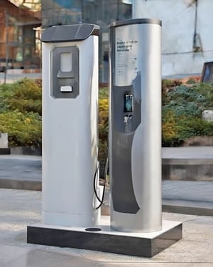 moderm electric recharge station
