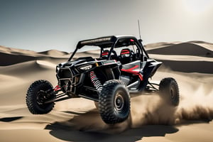 RAW natural photo OF PolarisRZR with pilot
, running in dunes in desert, day advertising shooting (((infinite black  background))) , realistic photograph, sharp focus, depth of field, shoot, ,side shot, side shot, ultra hd, realistic, vivid colors, highly detailed, perfect composition, 8k artistic photography, photorealistic concept art, soft natural volumetric cinematic perfect light, black background studio, ADVERTISING SHOT
,mecha,robot