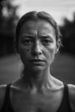 portrait of woman thousands of small flies flying around her, looking very suffering
, hd, 8k, masterpiece, one light, realistic photography, hasselblad, raw, hiperrealism, medium format sensor camera, super prime cinema lens, (((filtered light))) , concret background, 