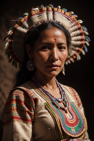 coya woman, from the bolivian highlands, folkloric dress of bolivia portrait, vintage, desaturated colors ,hd,8k, masterpiece, one light, realistic photography, hasselblad, raw, hiperrealism, medium format sensor camera, super prime cinema lens, 