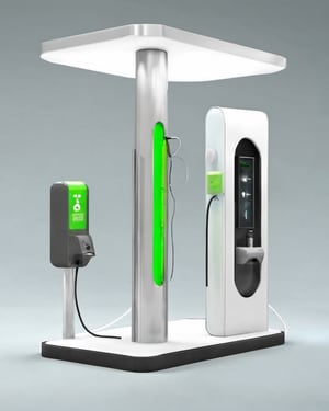 moderm electric recharge station
