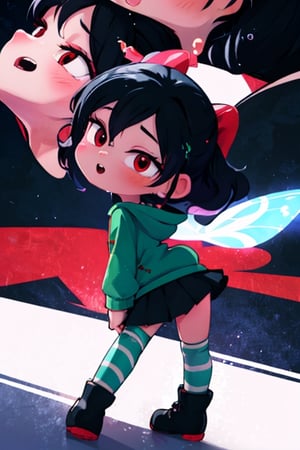 8k resolution, high resolution, masterpiece, intricate details, highly detailed, HD quality, solo, loli, short stature, little girls, only girls, dark background, rain, scarlet moon, crimson moon, moon, moon on the background, 

Vanellope von Schweetz.black hair.red eyes.green hoodie.black skirt.mini skirt.stockings.stockings with white and green stripes.funny expression.cheeky smile, standing with his back to the viewer, ass, big ass, ass set aside, perfect ass, focus on ass, perfect anus, perfect vagina, beautiful anus, beautiful vagina, smooth anus, smooth vagina, small breasts, flat breasts, 

focus on the whole body, the whole body in the frame, the body is completely in the frame, the body does not leave the frame, detailed hands, detailed fingers, perfect body, perfect anatomy, wet bodies, rich colors, vibrant colors, detailed eyes, super detailed, extremely beautiful graphics, super detailed skin, best quality, highest quality, high detail, masterpiece, detailed skin, perfect anatomy, perfect body, perfect hands, perfect fingers, complex details, reflective hair, textured hair, best quality,super detailed,complex details, high resolution,

,jcdDX_soul3142,JCM2,High detailed ,USA,Color magic,AmyRose,Mrploxykun,Sonic,perfecteyes,Artist,AGGA_ST011,AGGA_ST005,rizdraws,fairy_tail_style,Oerlord,illya,hornet,HarryDraws,jtveemo,ChronoTemp ,Star vs. the Forces of Evil 