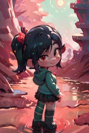 8k resolution, high resolution, masterpiece, intricate details, highly detailed, HD quality, solo, loli, short stature, little girls, only girls, dark background, rain, scarlet moon, crimson moon, moon, moon on the background, 

Vanellope von Schweetz.black hair.red eyes.green hoodie.black skirt.mini skirt.stockings.stockings with white and green stripes.funny expression.cheeky smile, standing with his back to the viewer, ass, big ass, ass set aside, perfect ass, focus on ass, perfect anus, perfect vagina, beautiful anus, beautiful vagina, smooth anus, smooth vagina, small breasts, flat breasts, 

focus on the whole body, the whole body in the frame, the body is completely in the frame, the body does not leave the frame, detailed hands, detailed fingers, perfect body, perfect anatomy, wet bodies, rich colors, vibrant colors, detailed eyes, super detailed, extremely beautiful graphics, super detailed skin, best quality, highest quality, high detail, masterpiece, detailed skin, perfect anatomy, perfect body, perfect hands, perfect fingers, complex details, reflective hair, textured hair, best quality,super detailed,complex details, high resolution,

,jcdDX_soul3142,JCM2,High detailed ,USA,Color magic,AmyRose,Mrploxykun,Sonic,perfecteyes,Artist,AGGA_ST011,AGGA_ST005,rizdraws,fairy_tail_style,Oerlord,illya,hornet,HarryDraws,jtveemo,ChronoTemp 