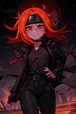 8k resolution, high resolution, masterpiece, intricate details, highly detailed, HD quality, solo, loli, black desert on the background, night, rain, red stars in the sky, scarlet moon, Naruko Uzumaki.blonde.red eyes.vertical pupils.cheeky smile.(Naruko Uzumaki's clothes).black pants.black scaly coat.a cheeky expression.funny expression.an inspired expression.cool pose.fighting pose.battle dance, focus on the whole body, the whole body in the frame, small breasts, vds, looking at viewer, wet, rich colors, vibrant colors, detailed eyes, super detailed, extremely beautiful graphics, super detailed skin, best quality, highest quality, high detail, masterpiece, detailed skin, perfect anatomy, perfect body, perfect hands, perfect fingers, complex details, reflective hair, textured hair, best quality, super detailed, complex details, high resolution,  

Gwendolyn_Tennyson,JCM2,Wednesday Addams  ,Shadbase ,Artist,HarryDraws,haruno sakura,Naruto,Mrploxykun,Naruko