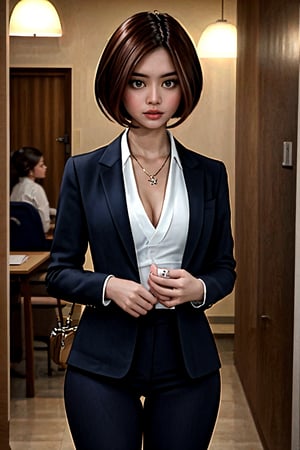 irrresistible-1girl, sophto, mix-of-hair-styles, officelady-outfit, open-blazer-having-necktie, slacks, jewelry, (((dating-pov))), Enhance, classroom, indoors-at-noon, soft-key-lighting, photo background, multi_effects,<lora:659111690174031528:1.0>