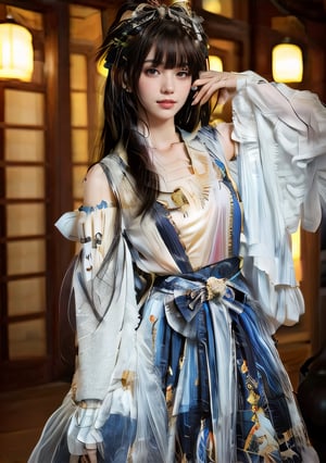 (glamour1.2) photo of a beautiful young woman with a clear collarbone, open_mouth, charging in front of a luxurious asian_village, BREAK wearing hanfu, hanfulolita, (blush, blemishes:0.6), (goosebumps:0.5), subsurface scattering, iridescent eyes, detailed skin texture, hourglass body shape, textured skin, realistic dull skin noise, visible skin detail, skin fuzz, dry skin, petite, photorealistic, remarkable color, (photorealistic, SFW:1.3), (upper body framing:1.3), dramatic lighting, golden_ratio, Fujicolor_Pro_Film,