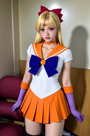 (((notice-me-senpai!))), irresistible-1girl, stern, unique-mix-of-natural-hair-styles, blondle-hair, natural-skin-tone, unique-physique, (((red bow, orange choker, jewelry, sailor senshi uniform, orange skirt, orange sailor collar, elbow gloves, tiara))), sv1, bodycon, no-virgin-anymore, (((relaxed))), over-intricate-background, soft-natural-lighting, in-full-view, (((Ultra-HD-photo-same-realistic-quality-details))), remarkable-colors, Color Booster, hermosotwns,<lora:659111690174031528:1.0>