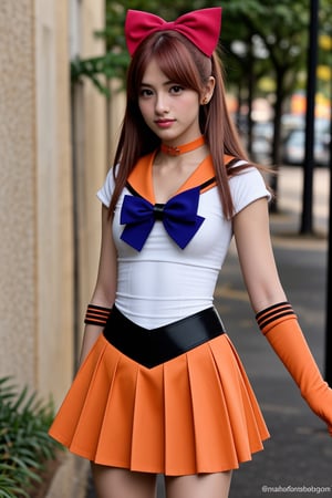 (((notice-me-senpai!))), irresistible-1girl, stern, unique-mix-of-natural-hair-styles, blondle-hair, natural-skin-tone, unique-physique, (((red bow, orange choker, jewelry, sailor senshi uniform, orange skirt, orange sailor collar, elbow gloves, tiara))), sv1, bodycon, no-virgin-anymore, (((relaxed))), over-intricate-background, soft-natural-lighting, in-full-view, (((Ultra-HD-photo-same-realistic-quality-details))), remarkable-colors, Color Booster, hermosotwns,<lora:659111690174031528:1.0>