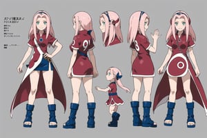 multiple views, Model sheet, masterpiece, best quality, looking at viewer, sugimori ken \(style\), {big milkers} (full body), 1girl,  {{{ masterpiece, best quality, 1girl,haruno sakura, pink hair, long hair, green eyes, forehead protector, smile,  }}}, semi-nude, mom and daughter, 1girl, {White background} <<big milkers>> SMAce, masterpiece, best quality, , masterpiece, {{illustration}}, {best quality}, {{hi res}},Carina,iris_megamanx,tron_bonne_megamanl,hmskuld,haruno sakura