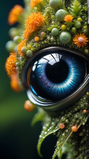 Cute creature from Space. terraforming. Alien Flora, Miki Asai Macro photography, close-up, hyper detailed, trending on artstation, sharp focus, studio photo, intricate details, highly detailed, by greg rutkowskidetailed face, detailed skin