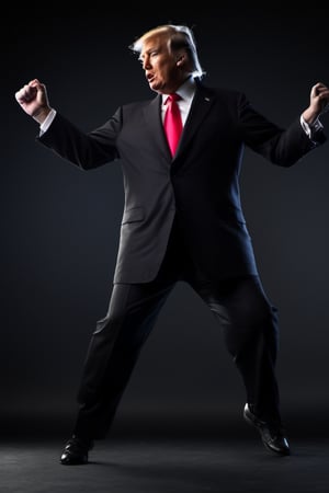 RAW natural photo OF donald trump dancing moonwalk like michael jackson
, slim body, realisct, no friendly, ((full body)), sharp focus, depth of field, shoot, ,side shot, side shot, ultra hd, realistic, vivid colors, highly detailed, perfect composition, 8k artistic photography, photorealistic concept art, soft natural volumetric cinematic perfect light, black background studio, ,OHWX, naked, full nude,OHWX WOMEN,