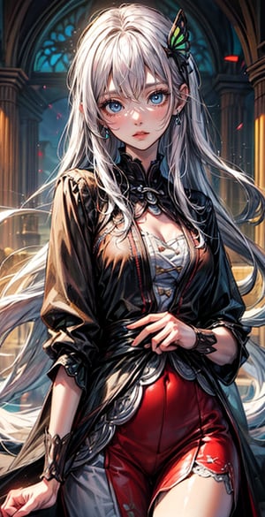 ((best quality)), ((masterpiece)), ((best illustration)), ((anime artwork)), Picture a neko girl with endearing platinum hair and captivating yellow eyes, her fair skin a delicate canvas. She wears captivating medieval garments, enhanced by intricate details, and dons elegant earrings that reflect her style. In the heart of a bustling medieval town, she adds a touch of allure and mystique to the scene, on eye level, scenic, masterpiece.,echidna