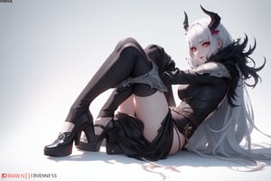 demon woman, long tail, seductive pose, close to thhe camera, skin, tight dress and armor,  waist cloth, colorful, white background, no background, leg dance
((full body):1.5). 16k, UHD, best possible quality, best possible detail, best possible resolution, ((Unreal Engine 5, professional photography, raw photo, masterpiece):1.2)