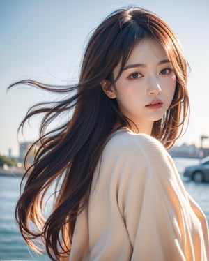 long windblown hair, long windblown hair,(4k, RAW photo, best quality, masterpiece:1.2),ultra high res,(photo realistic:1.2),High detail RAW color photo,professional photograph,(realistic, photo realistic:1.4),((best quality)),japanese girl,,