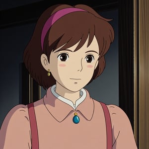 portrait lady,ghibli