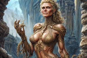 a very beautiful professional photograph of heidi klum in an ancient agyptian setting, intricate, elegant, highly detailed, centered, digital painting, artstation, concept art, smooth, sharp focus, illustration, artgerm, tomasz alen kopera, peter mohrbacher, donato giancola, joseph christian leyendecker,photo of perfecteyes eyes