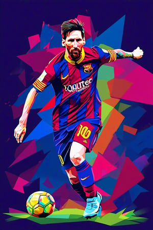 messi,neon,wpap,pop art,neon style,high_resolution,high detaild,neon photography style,