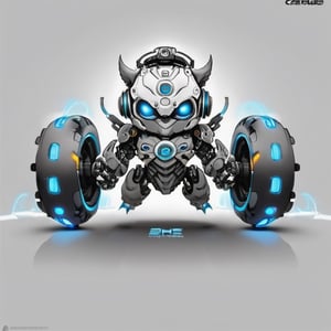 centered, ((solo)), digital art, full body, | cute robot made from venchile, foot become wheels, have jets machine and turbo, wearing owl helmet, science fiction, grey background, vehicle focus , chibi, black and blue sky futuristic, neon lights, | (white background:1.2), simple background, | (symetrical), glowing eyes, ((text " TA" on wall everywhere)),zj,mythical clouds