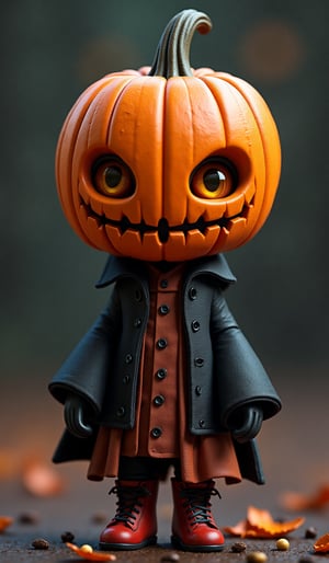 generate images of kawaii chibi characters of pumpkin head witch with a horror fantasy theme, clothes must be highly intricate, elegant, and visually striking, resembling digital paintings. Concept art must be highly detailed and flaunt beauty, Artwork will be created by highly skilled artists known for their attractive, high-quality models. Character designs will be created by Pascal Bran Schrutkowski, known for his hyper-realism. Images must be of the highest quality with cinematic lighting and 16K resolution. Great attention to symmetry will be used to make the characters mysterious and alluring. Artwork must be a masterpiece that displays total perfection and amazing attention to detail, including macro details, voluminous light, realistic reflections on surfaces, and ultra-detailed textures. Utilize cinematic effects to enhance the overall visual impact. For best quality, images should be UHD and in sharp focus,
