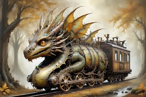 image of dragon train, outdoors, , tree, bird, animal, leaf, , bug, plant, nature, bear, squirrel, deer,perfect light,retroartstyle
(masterpiece), (top quality), (best quality), (official art), (beautiful and aesthetic:1.2), (stylish pose), (fractal art:1.3), (pastel theme: 1.2), ppcp, perfect, in the style of esao andrews,more detail XL,dragon train